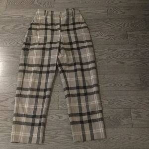 Plaid Wool pants
